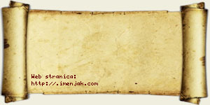 Kristina Zakić vizit kartica